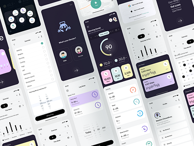 Fitness Tracking App by Filllo Design Agency on Dribbble