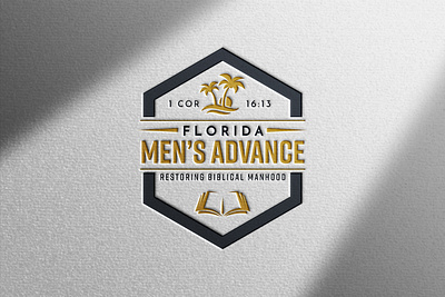 Florida Men's Advance Conference baptist bible church florida logo masculine palm tree preaching tropical