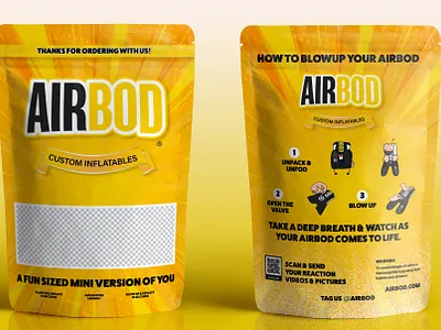 AIR BOD POUCH PACKAGING DESIGN airbod best pouch design fiverr food food packaging design graphic design illustration label label design label packaging packaging packaging design pouch pouch bag premium pouch design snack food
