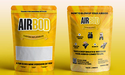 AIR BOD POUCH PACKAGING DESIGN airbod best pouch design fiverr food food packaging design graphic design illustration label label design label packaging packaging packaging design pouch pouch bag premium pouch design snack food