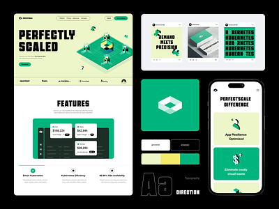 PerfectScale Redesign brand branding concept illustrations interaction motion motion design redesign ui ux website design
