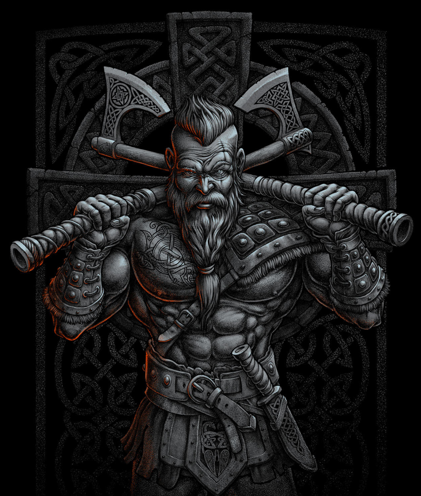 Viking illustration oleggert viking