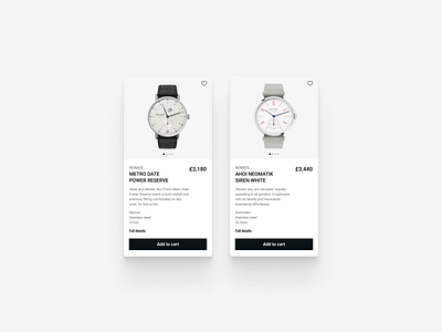 Watch Product Card - UI Challenge #1 cards products ui ux
