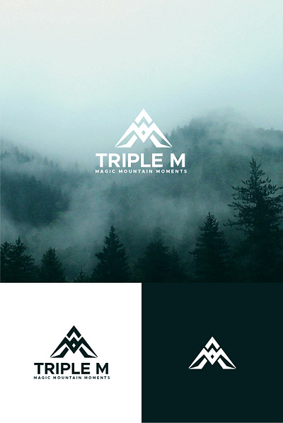 TRIPLE M LOGO DESIGN 3d animation branding graphic design logo m logo motion graphics triple ui