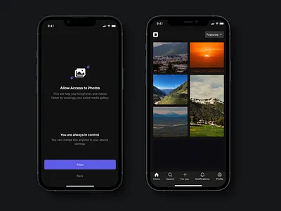 Photo Gallery productdesign ui