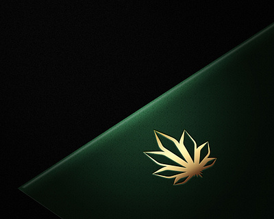 Hemp Market Place - Logo Branding branding flower graphic design green guidelines leaf logo luxury marihuana medical modern
