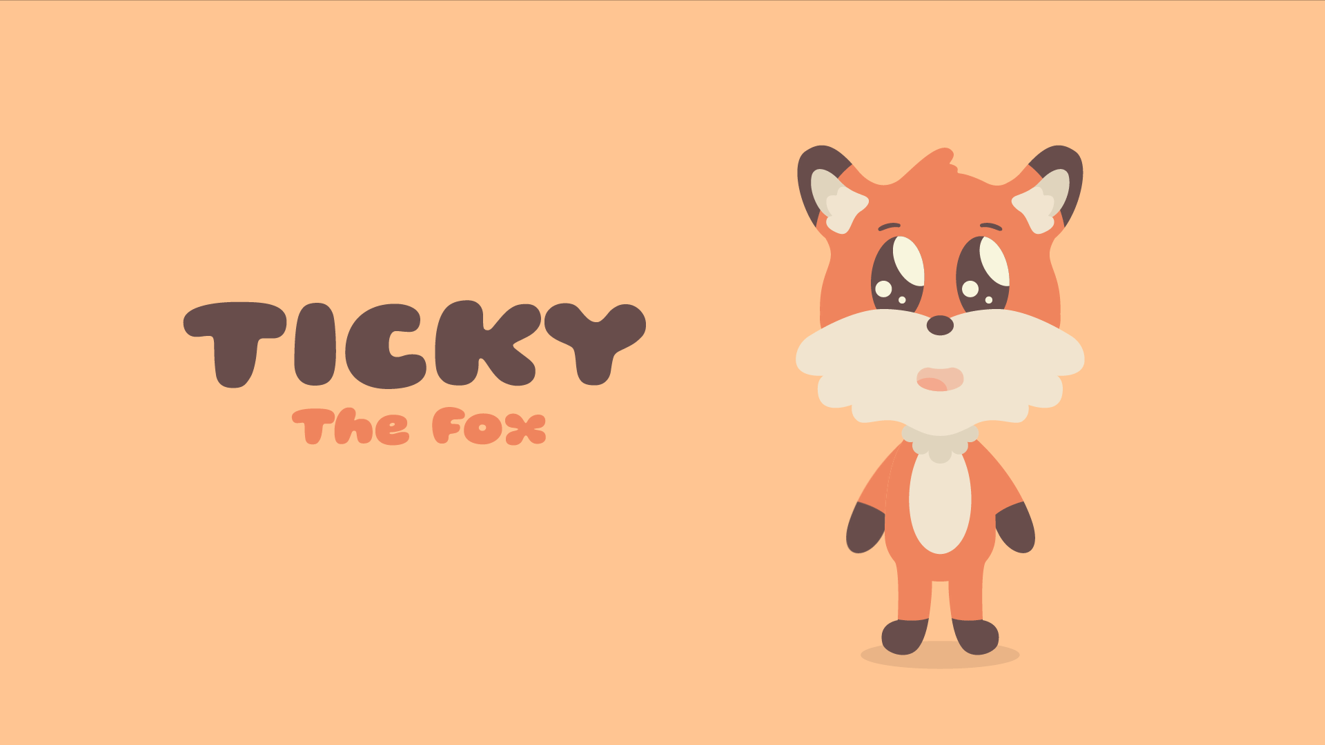 Ticky The Fox | Infographic For Kids animals animation brushing teeth cartoon character character design children cute fox graphic design infographic information design kids motion graphics poster teeth tooth