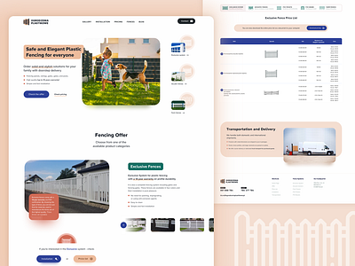 Fences one page website - AI enhanced creativity ai photography artificial intelligence fences frontend generative ai icon desing interface minimalistic one page product ui ux webdesign wordpress