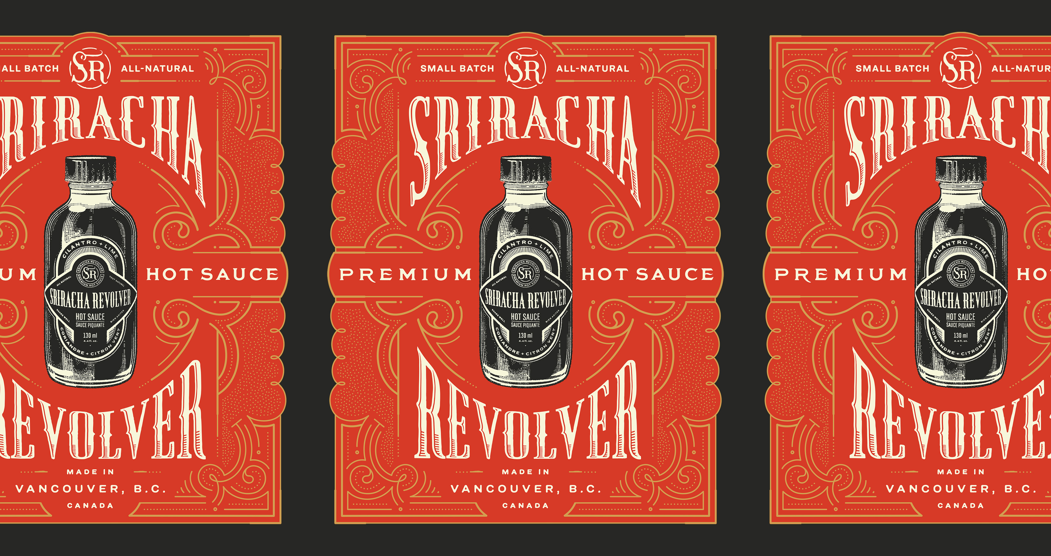 Example of Sriracha Revolver poster