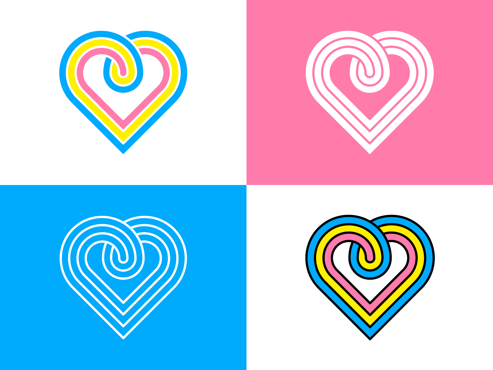 Outline Heart adobeillustrator art artwork design dribbble heart illustration vector