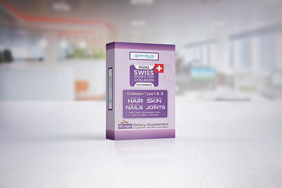 Niveus pharma branding graphic design logo packaging supplements