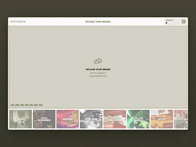Instanice — Upload your Image ai instanice photo photos upload web app