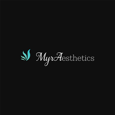 MyrAesthetics Logo Update - 2024 aesthetics branding design graphic design illustrator logo typography vector