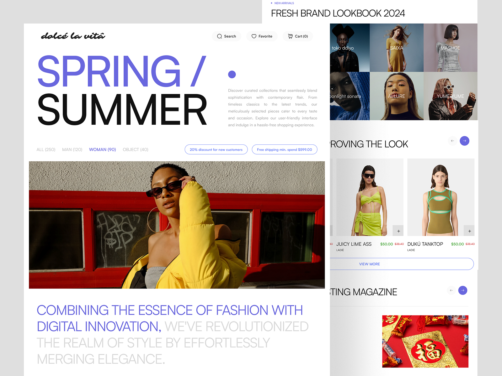 Ecommerce Fashion Landing Page by Farhan Bagas for Hatypo Studio on ...