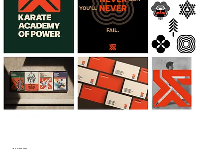 KARATE ACADEMY OF POWER REBRAND australia award winning bold design brand design brand management branding design graphic design icons illustration japanese karate logo martial arts modernism modernist musubi brand agency showcase the best