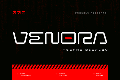 Venora – Extended Futuristic Display branding cyberpunk display display font esport extended font fonts futuristic gaming logo logotype modern sci fi sport sport font techno technology typography unique