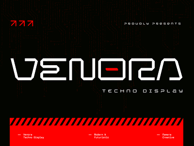 Venora – Extended Futuristic Display branding cyberpunk display display font esport extended font fonts futuristic gaming logo logotype modern sci fi sport sport font techno technology typography unique