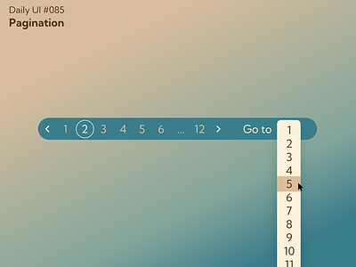 Daily UI #085: Pagination daily ui design figma graphic design pagination ui