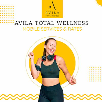 Avila Total Wellness Branding - Instagram aesthetics branding design graphic design illustration illustrator logo vector