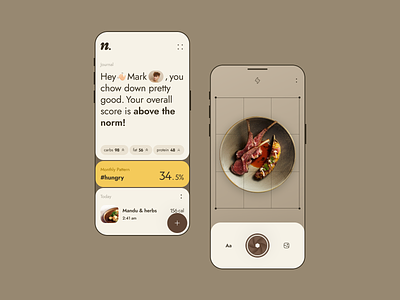 mindful eating practices app app interface app ui design application application design application ui bn digital bndigital design food ios ios app design meat mobile mobile app mobile app design mobile application design native ui