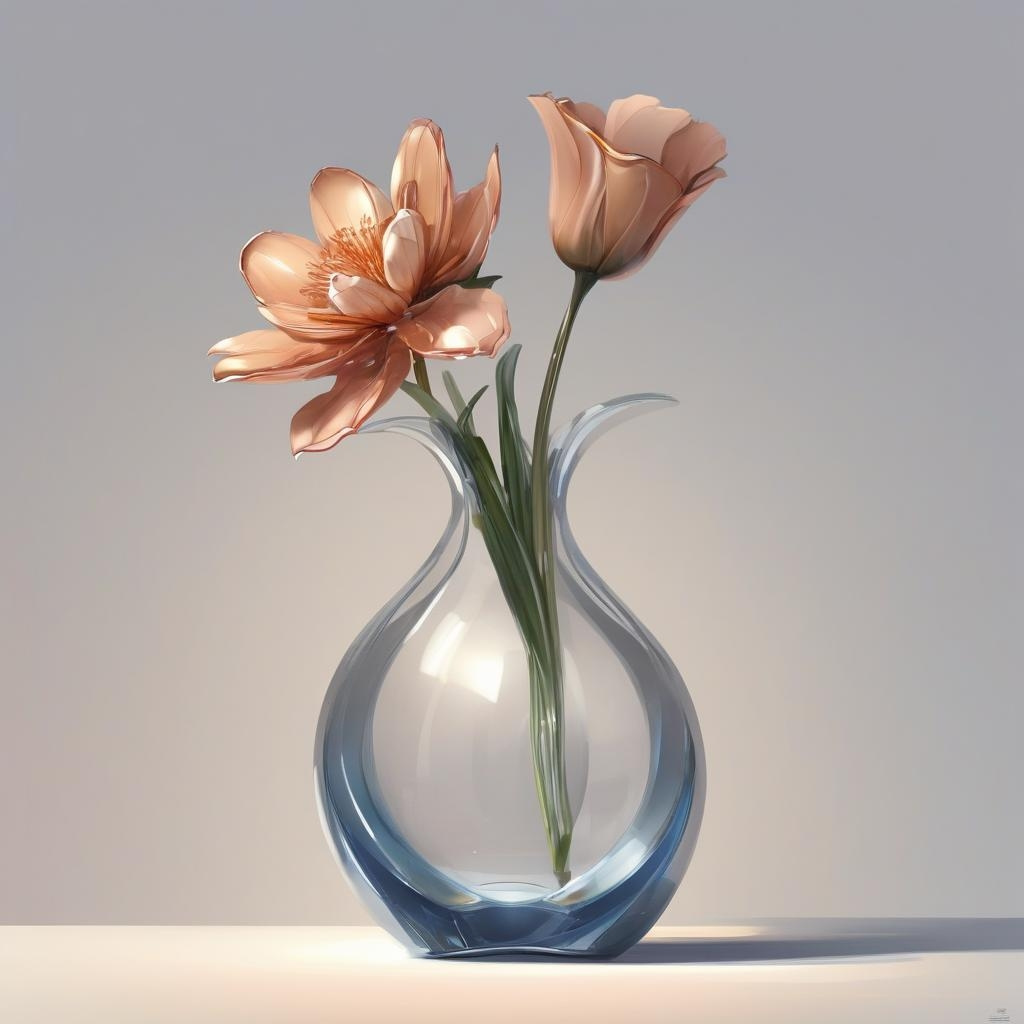 Flowers in a vase by Madison Bebb on Dribbble