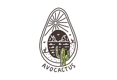 Avocactus Avocado Cactus arizona avocado avocado lover cactus canyon desert food fruit funny joshua tree national park plants succulent vegan vegetarian wild west