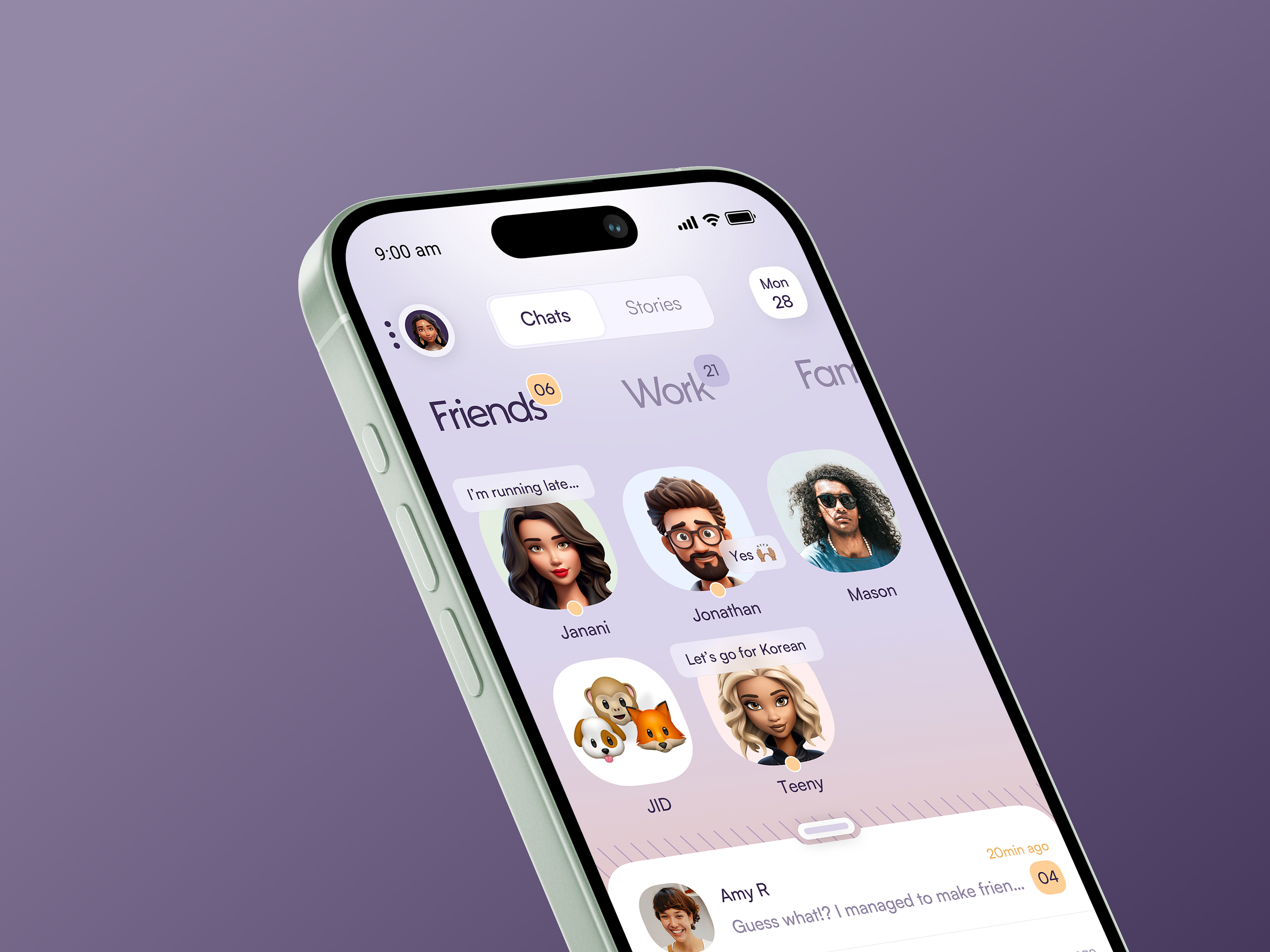 S'ay Chat ( I ) app chat community design interfacedesign ui uiux ux work