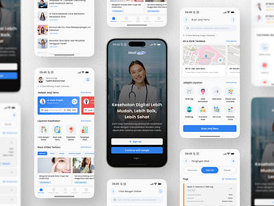 Medicare - Medical App app appointment consultation doctor doctor app health healthcare hospital medical medical app mobile mobile app mobile design patient schedule tracking ui ux