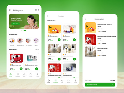 Shopping - App UI branding graphic design ui