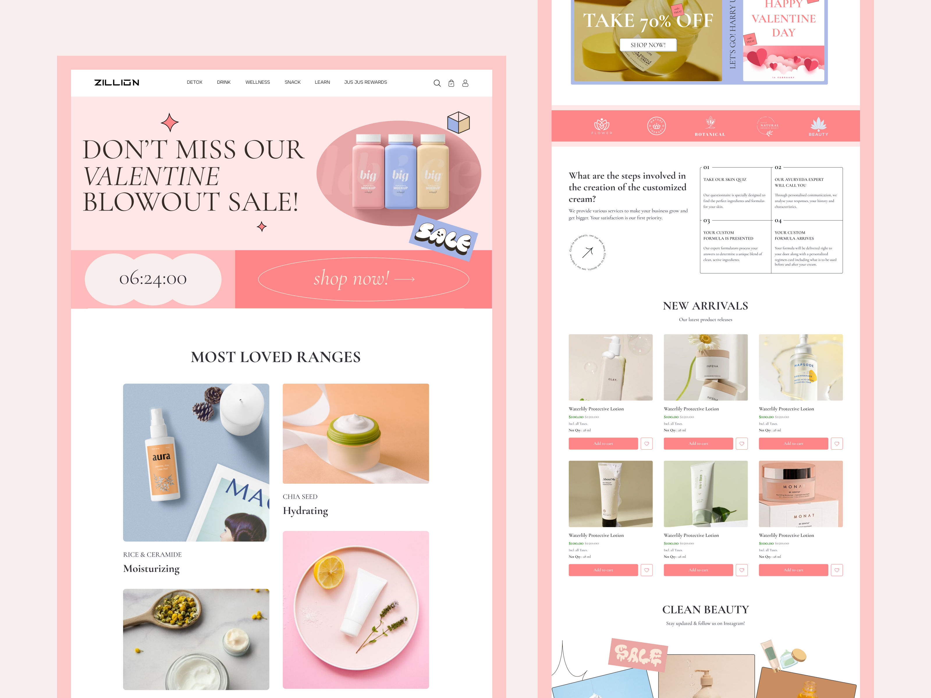 Skin Care Website designs animation beautyui branding cosmeticwebsite creativedesign ecommerceui graphic design interactivedesign minimal ui minimalism motion graphics productdesign skincaredesign trending design ui uiinspiration userinterface webdesign website design