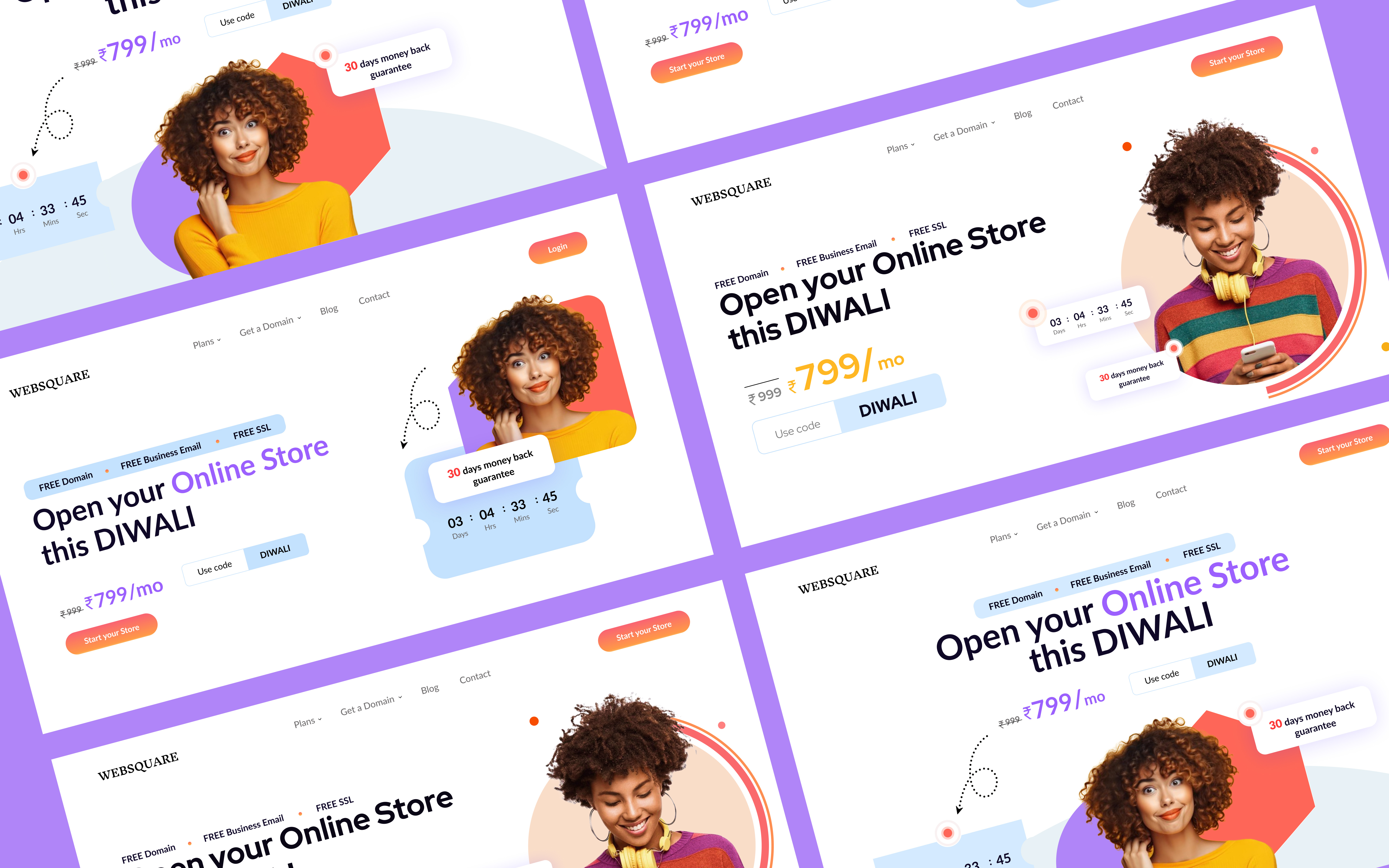 Landing page design "WEBSQUARE" 3d animation branding button creative design design graphic design illustration landing page landing page design logo motion graphics ui ux vector web website website design