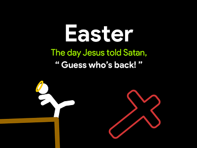 💪🏻 Easter. Sparta Style. Guess who's back! christ cross easter happy jesus love meme resurrection sparta sunday