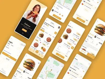 FOOD APP UI UX DESIGN adobe illustrator app app design daily ui design designer figma food food app food app design mobile app mobile app design mobile ui mockup product design redesign ui ux user interface ux design visual design