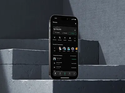 Nexpay: E-wallet App 💰 app banking design e wallet ewallet mobile app mobile banking ui ux