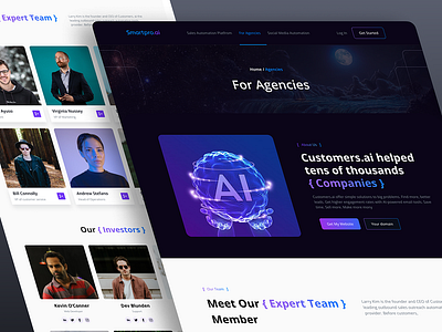 Smartpro.ai - Automation tools Website design ai landing page ai tools artificial intelligence automation design landing page landing page design mobile app seo landing page seo website smart ui ux web design website website design