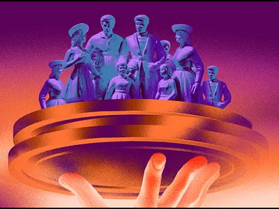 Romantic Anti-capitalism airbrush anticapitalism capitalism digital art eco editorial graphic design graphicdesign human rights illustration painting right romantic sustainability worker