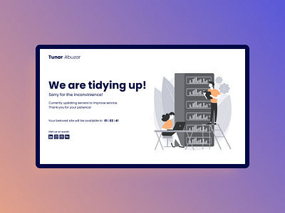 Maintenance page design and key points to consider branding error maintenance ui uidesign ux