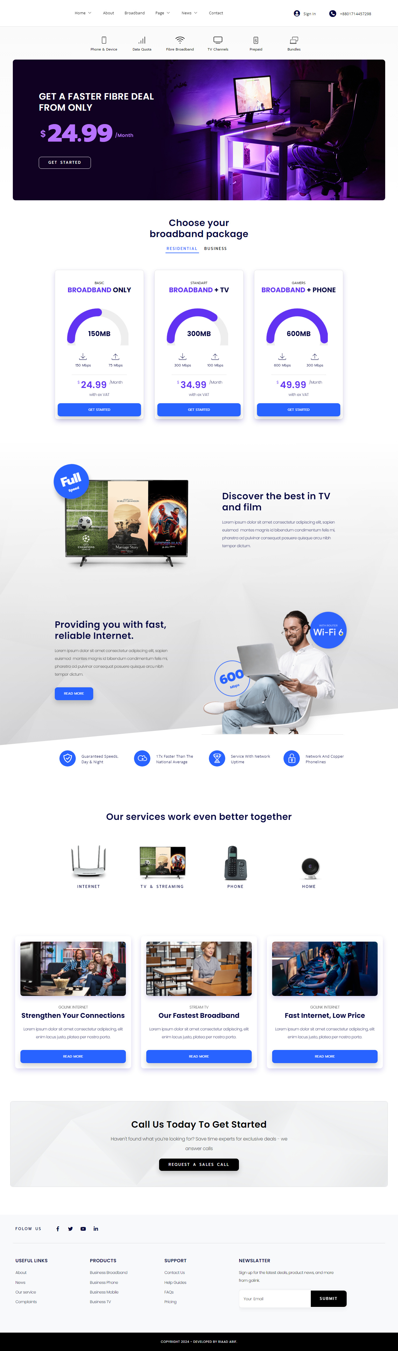 Example of Premium Digital Agency Website Design