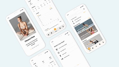 Health and fitness mobile design design diet plan fitness health ui ux workout