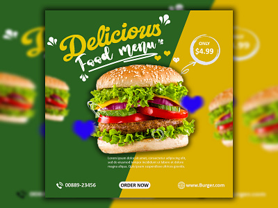 Food Post Design branding design designing food photoshop postdesign text