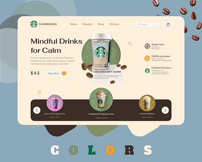 Starbucks figma starbucks ui ux webdesign