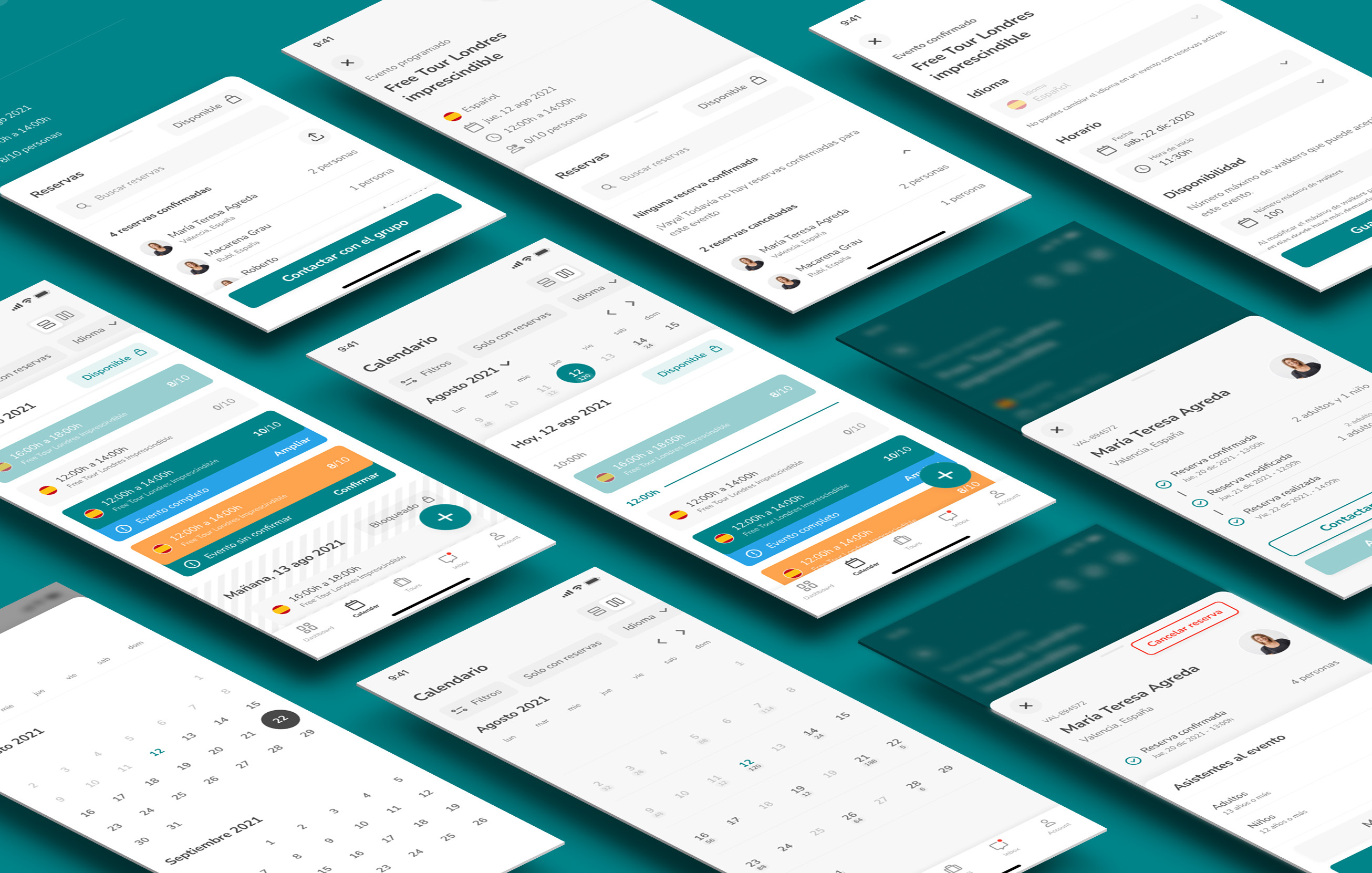 Guruwalk - New Supplier Calendar animation app calendar graphic design marketplace product design ui ux