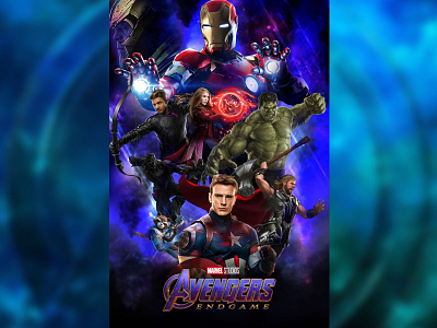 AVENGERS MOVIE POSTER animation avengers branding graphic design logo poster