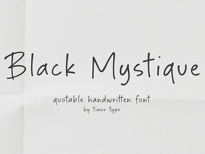 Black Mystique - Quotable Handwritten Font business branding card font fonts graphic design handwritten font quotable font quotes script script font wedding font