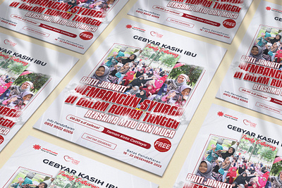 Poster MTIU Gebyar Kasih Ibu animation brochure event flyer graphic design poster