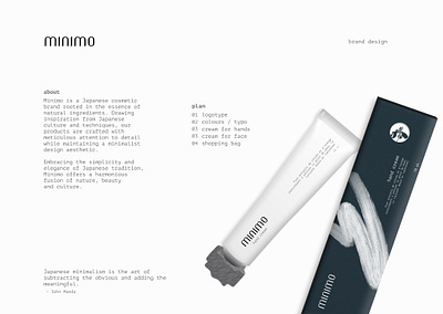 Minimo/ Cosmetic brand identity brand identity branding graphic design identity logo logotype ui