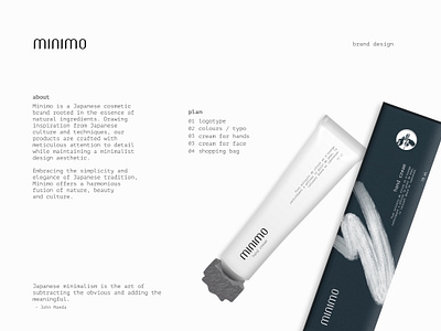 Minimo/ Cosmetic brand identity brand identity branding graphic design identity logo logotype ui