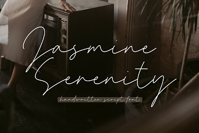 Jasmine Serenity - Handwritten Script Font branding calligraphy font fonts graphic design handwritten font script script font stylish font wedding font