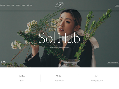 SolHub | Squarespace Template squarespace website web design website template