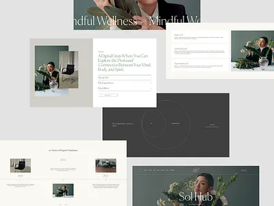 SolHub | Squarespace 7.1 Template squarespace template ux design web design website template
